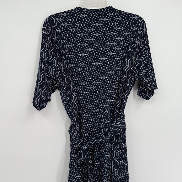 41 Hawthorn Kaitlyn Woman’s Plus Size 2X Navy Midi A Line Fit /Flare dress - Picture 10 of 11